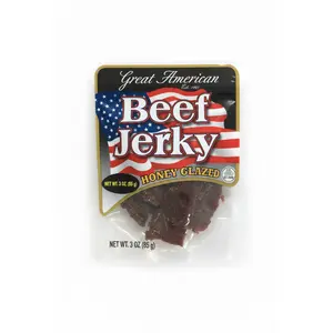 Great American Beef Jerky - Honey Glazed 3oz | High Protein Snack