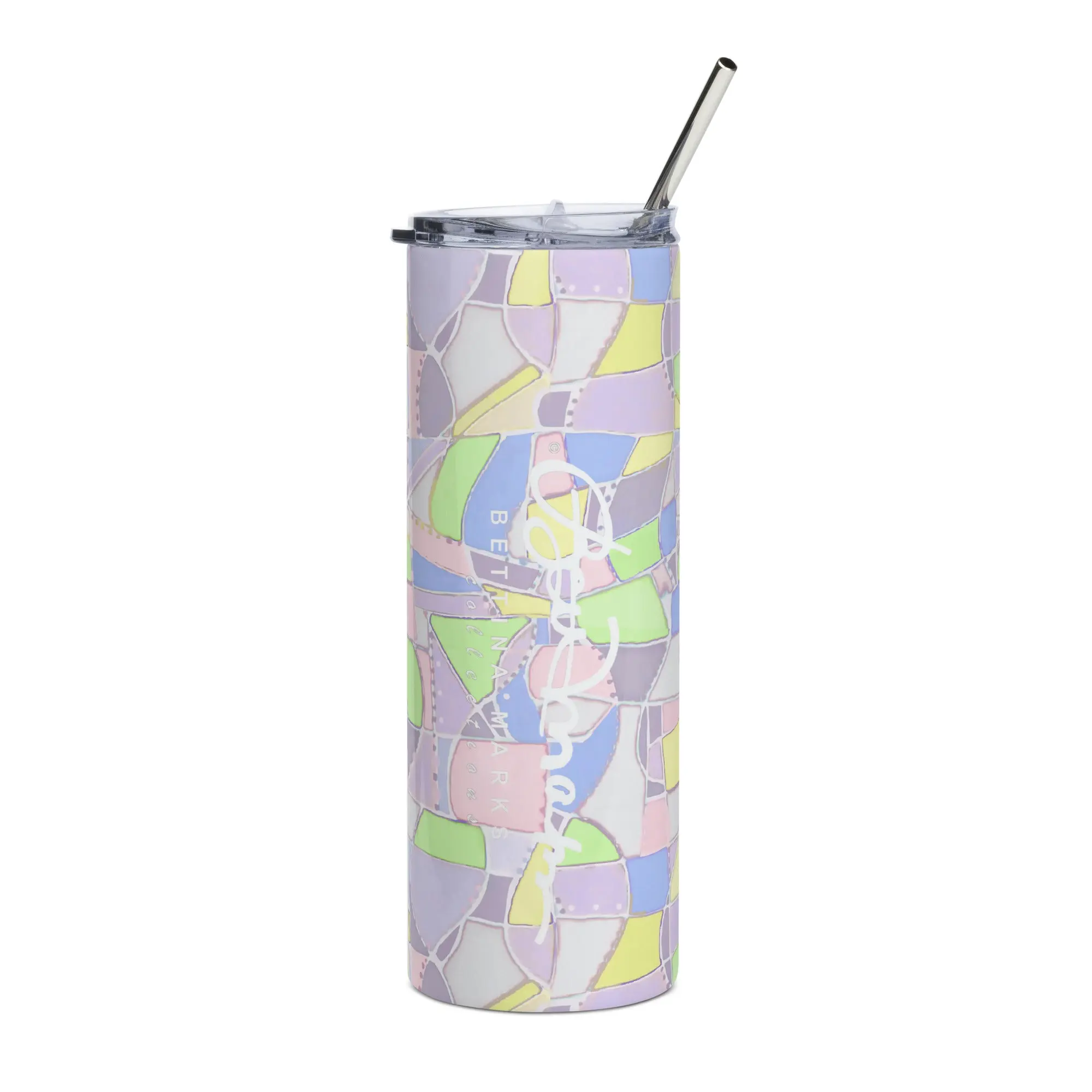 Stainless Savannah Swirl Steel Tumbler