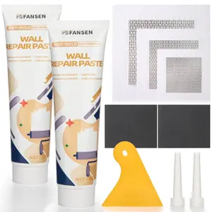 Drywall Repair Kit - 12- -in- Spackle Wall Patch Kit for Holes, Cracks, and  - Includes Mesh Tape, Spackling Compound & Sanding Sponge