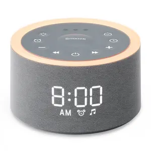 Dreamegg D1+ Sound Machine & Alarm Clock - Sound Machine for Sleep, White Noise Machine with 29 Soothing Sounds, Night Light, 0-100% Dimmable, White Noise Alarm Clock for Bedrooms Adults