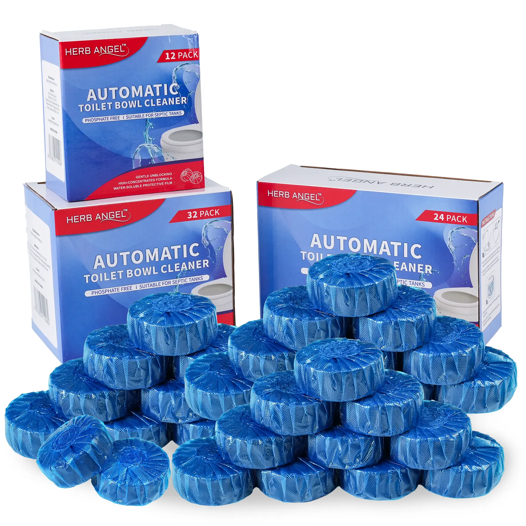 RV Herb Angel Automatic Toilet Bowl Cleaners Tablets - 8-32PACK Home Essentials