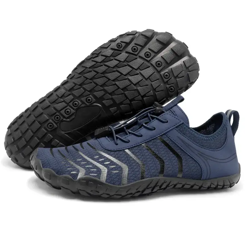 Women's & Men's Minimalist Barefoot Flats - Walking Shoes Footwear, Wide Toe Box, 0-Drop Sole, Lightweight, Breathable, Non-Slip, All-Weather Grip, Laces, Metatarsal Guard, Casual Gym Shoes, Sports Shoes, Athletic
