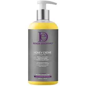 Design Essentials Honey Creme Moisture Retention Super Detangling Conditioning Shampoo, Sulfate Free for Moisturizing and Strengthening Hair, 12 Fl Oz (Pack of 1)