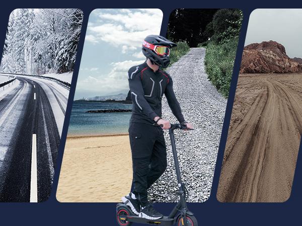 Foldable Lightweight Electric Scooter for Adults – 500W Peak Motor, 21/23 Miles Range, 18/21 MPH, 8.5" Tire & Drum Brake, App Control for Daily Commuting