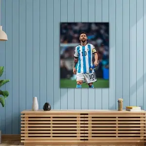 Lionel Messi Poster G.O.A.T Poster Football