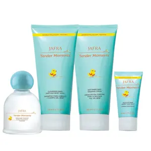 Jafra Tender Moments Cologne & Shampoo Cream Bundle - Complete Grooming Set for Daily Use - Delightful Fragrance & Refreshing Cleanse