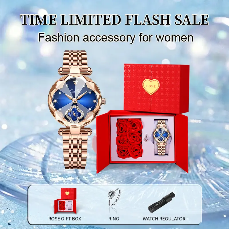Elegant Women Watch  4th of july accessories Stylish and versatile design, water-resistant, with an adjustable strap. Perfect as a gift for her, suitable for date nights, anniversaries, birthdays, and holiday occasions.
