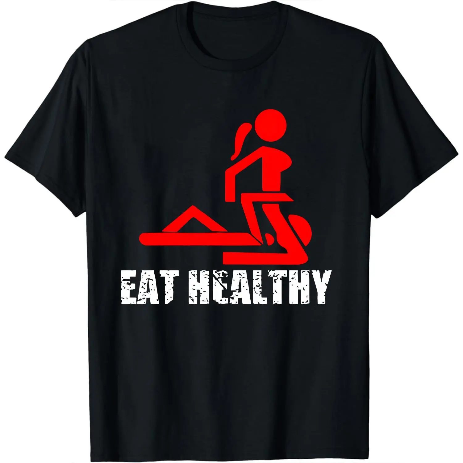 Men 1Pcs Casual Comfortable Percent Cotton Double Sided Digital Print T-shirt Promoting Healthy Lifestyle