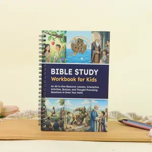 Children’s Bible Study Workbook: Interactive Lessons, Activities, Quizzes & Questions to Grow & Deepen Your Child’s Faith | Spiral Bound Notebook