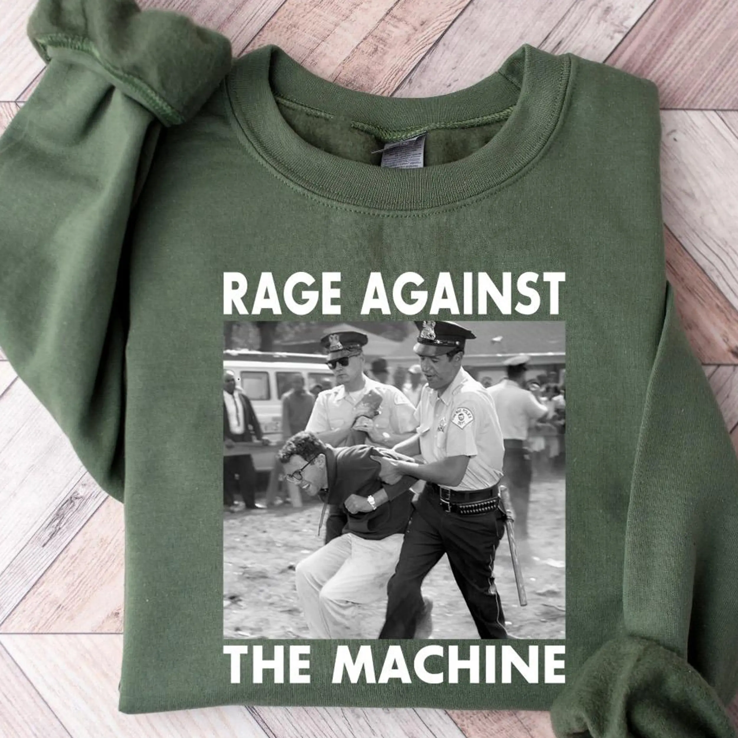 Bernie Sanders Rage Against The Machine Sweatshirt, RATM Political Protest Tee Democrat Liberal 80s 90s Graphic Shirt, Anti Trump Shirt TeeFabricShirt1018