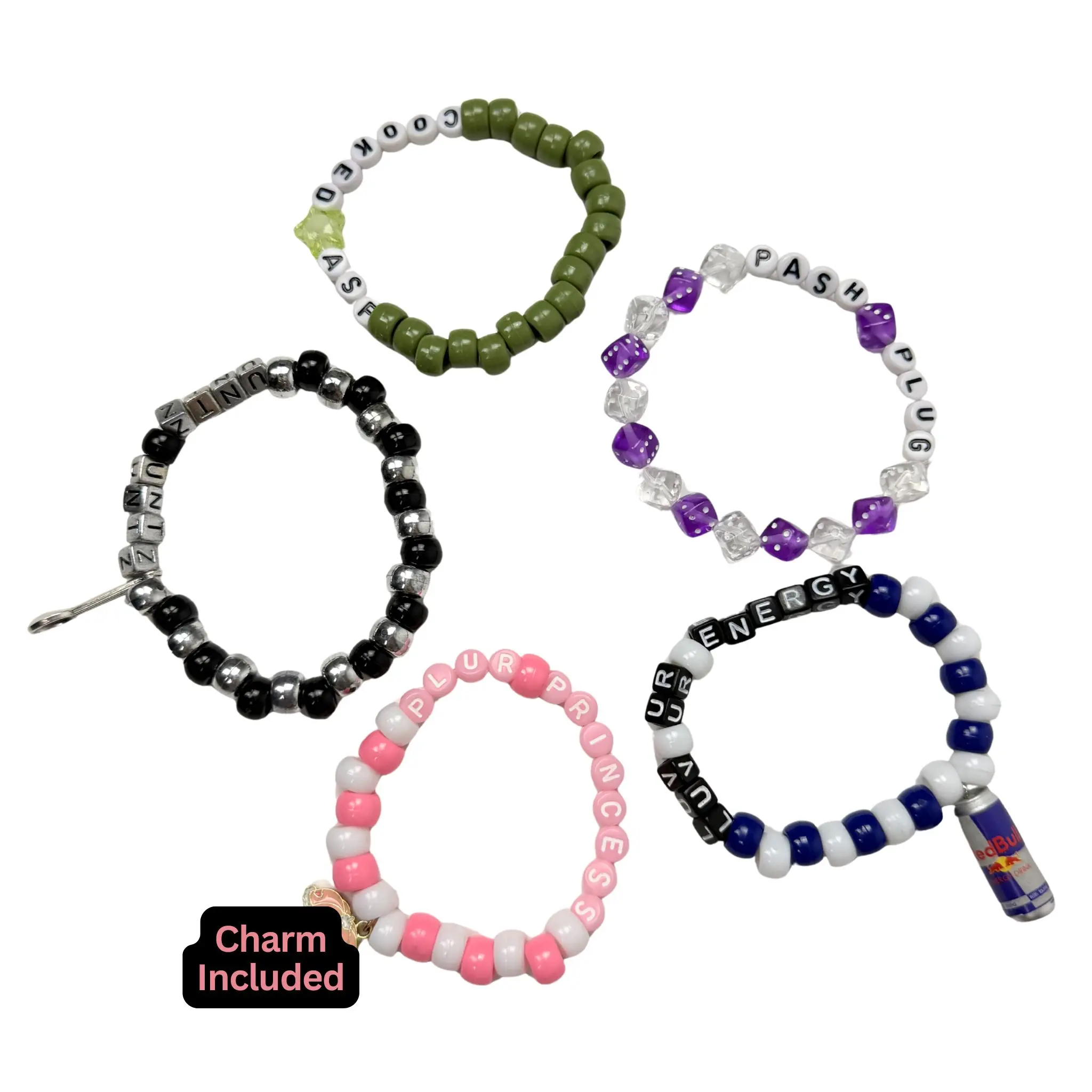 Pre-made Kandi Rave Bracelets