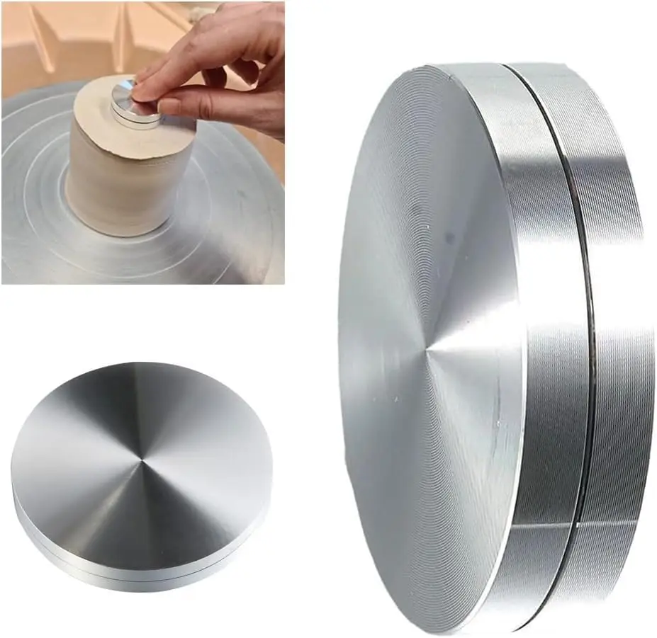 30mm Ceramic Clay Pottery Throwing Trimming Spinner Tool,Pottery Finishing Tools Clay Ceramic Rotary Rotary Clay Small Tools Suitable for Potters and Clay Artists Ceramic and Pottery Tools