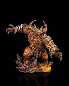 Magma Golem - Rise of the Forge 3D Resin Miniature for RPG & Tabletop Fantasy Dungeon DnD Mini Handcrafted, Paintable, Collectible