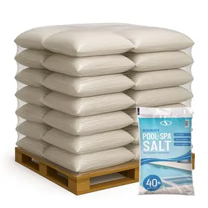 Aqua Joe 70 Pack 40Lb Fast Dissolving Pool Spa Salt Chlorine Generators AJ-PS40