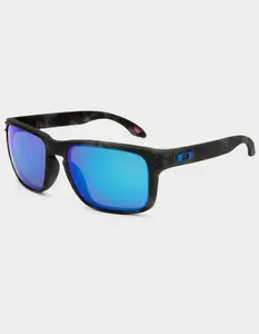 OAKLEY Holbrook Matte Black Tortoise & Prizm Sapphire Polarized Sunglasses