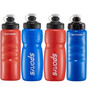 2 Pack 21oz Bike Water Bottles, Leakproof, Lightweight, Mountain Cycling Squeeze Sports Drink Cup with Bite Valve, Sealable, Spill Prevention, Dishwasher Safe, Matte End, PP Material