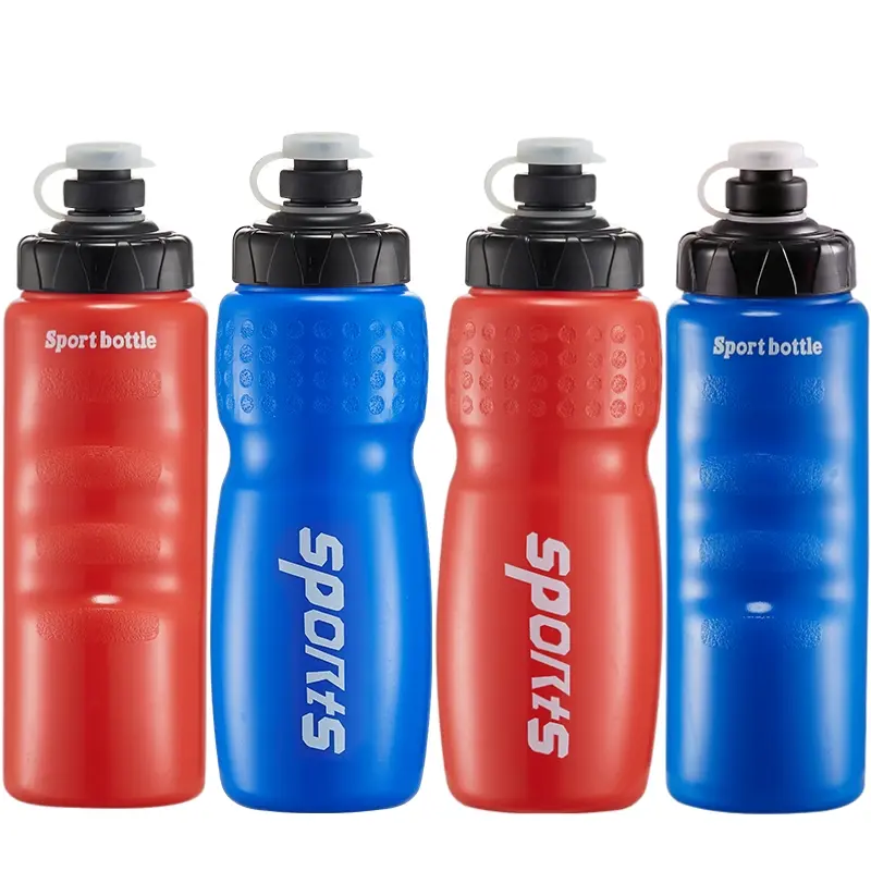 2 Pack 21oz Matte PP Bike Water Bottles for Mountain Cycling, Leakproof Squeeze Design with Bite Valve, Lightweight & Dishwasher Safe