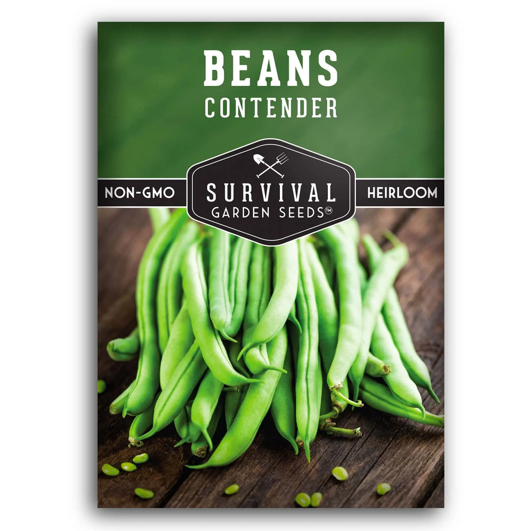 Contender Bush Bean Seeds - Early Producing Bean