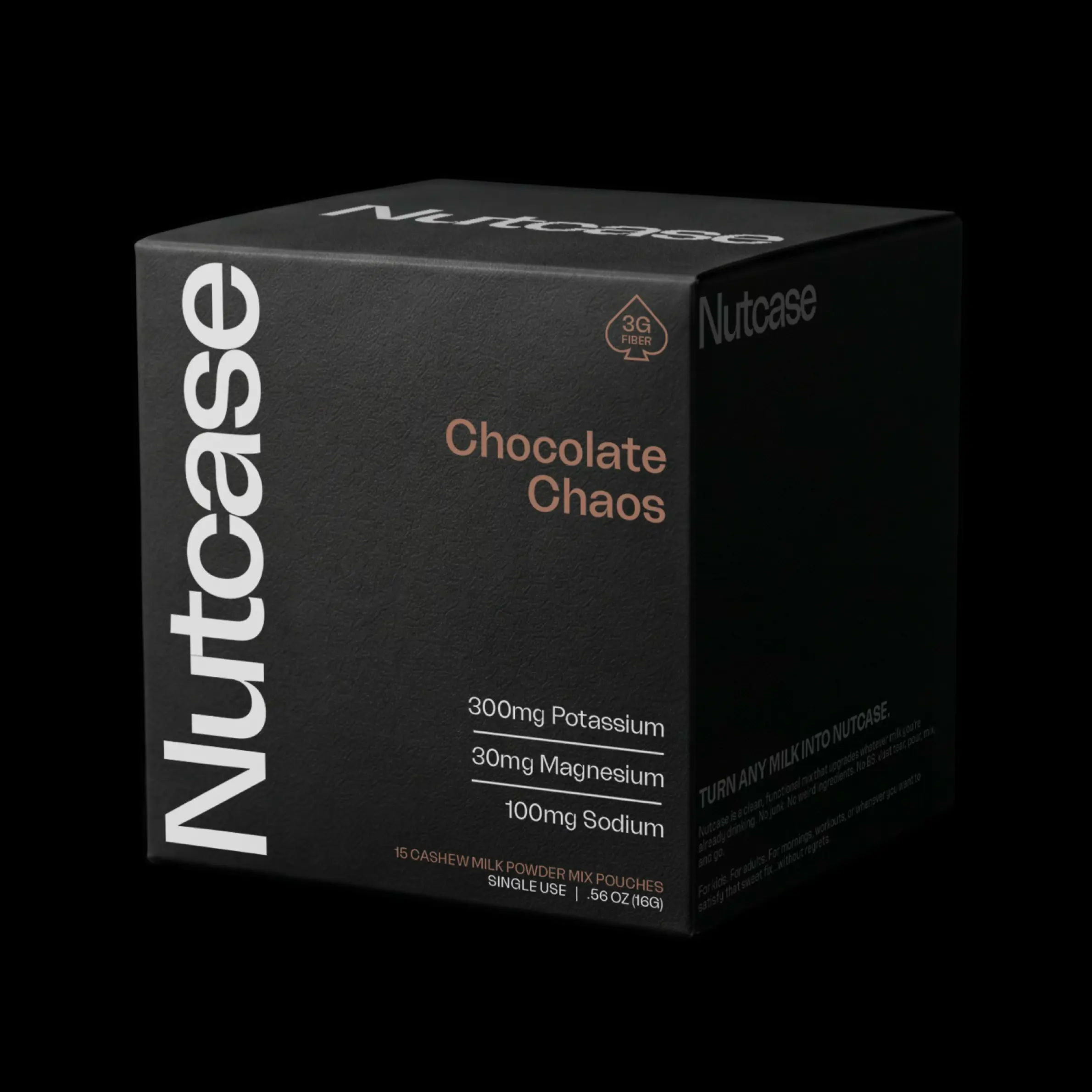 NUTCASE Plant-Based Cashew Milk Powder - Non-Dairy Functional Indulgence with Electrolytes, Fiber, Inulin, Natural Flavors, Himalayan Salt, Magnesium, Potassium Citrate, Stevia, Sugar-Free, Healthier Choice, High Fiber, Parenting Hack