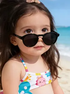 Uv400 Sunglasses with Anti-Drop Strap, Unisex Baby Shades, Travel Essential Summer Sun Protection Glasses for Kids