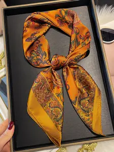 Women's Fashion Casual Soft Scarf, Random Pattern Woven Fabric, Casual All-Season Accessory, Perfect Birthday Gift for Women & Girls