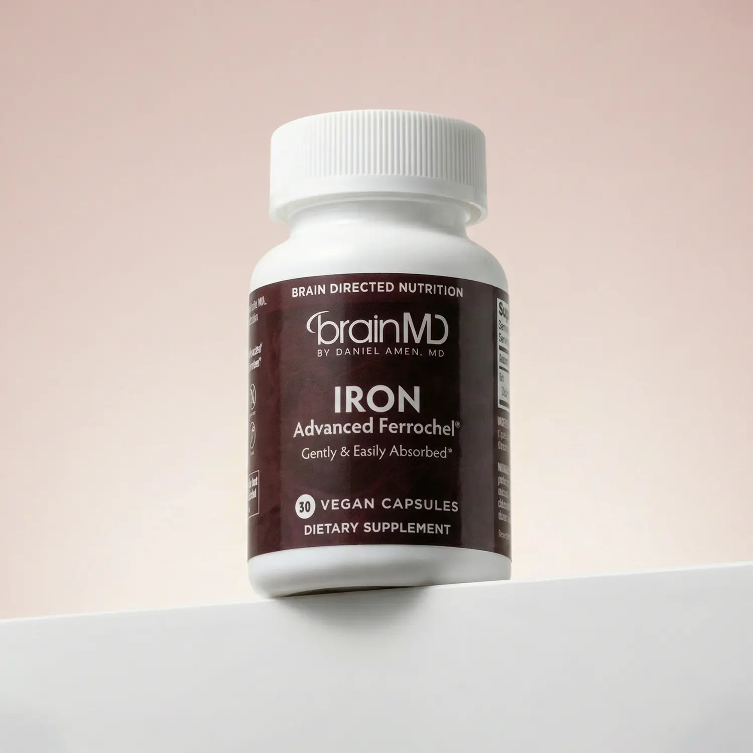 Iron by BrainMD | Essential Energy Enhancer | Advanced Ferrochel | Gently & Easily Absorbed
