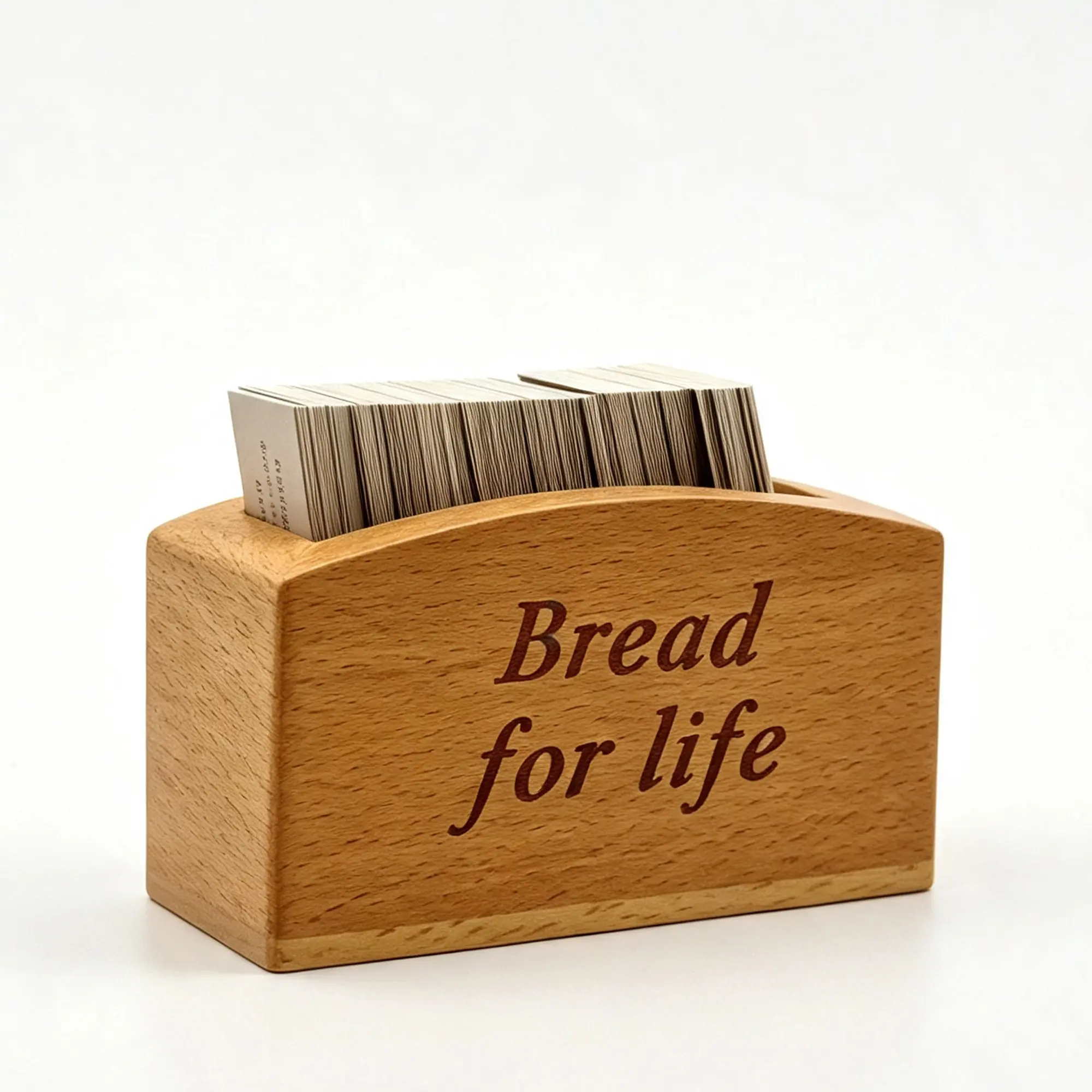 Bread for Life Scripture Cards in Double-Sided Polystone Holder - 240 Daily Bible Promises and Inspirational Scripture Cards, Inspirational Bible Verses, Prayers & Promises, Multicolor in Gift Box, Graduation Gift, Encouraging Devotional Keepsake Gift