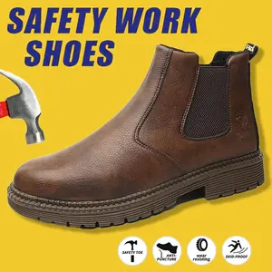 Breathable Safety Shoes Splash-proof Smash-proof Puncture-proof Composite Toe Lightweight