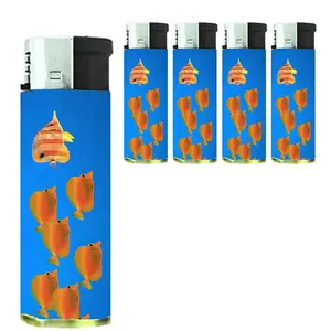 Tropical Aero Fish Wallpaper Aesthetic Pocket Lighter