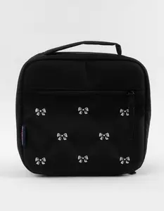 JANSPORT Lunch Break FX Lunch Bag, Black Bows