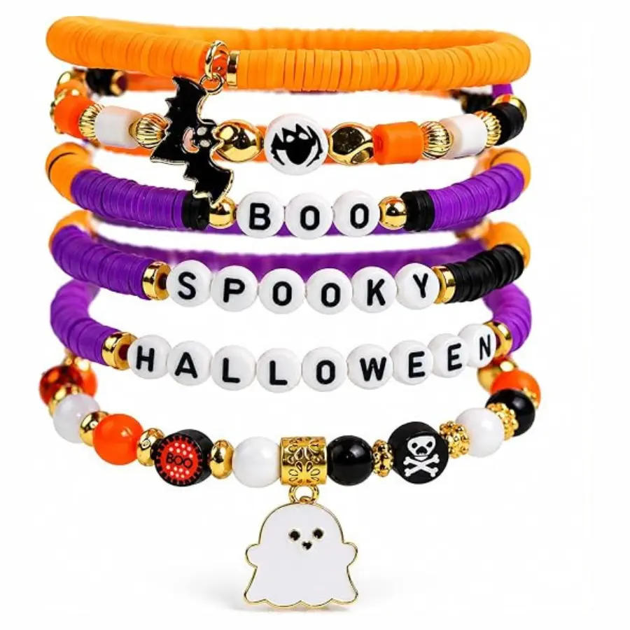 6 Pack Friendship Bracelets – Adjustable Party Favor Bracelets for Kids and Women