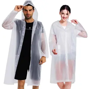 Rain Coats (2 Pack) -  EVA Rain Ponchos for Adults Rain Jackets Raincoats for Men Women