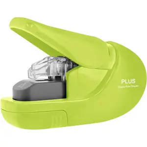 PAPER CLINCH Compact Green Heavy Duty, Light, Staple Free Stapler (31251)