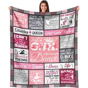 1PC Gifts for women's dance performances, blankets for women's dance, gifts for ballet dancers (dance troupes)