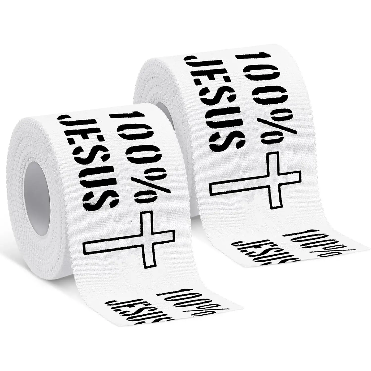 Christian Athletic Tape Cross Sports Tape Self Adhesive Cotton Wrist Tape 1.5 Inch x 23 FT for Training
