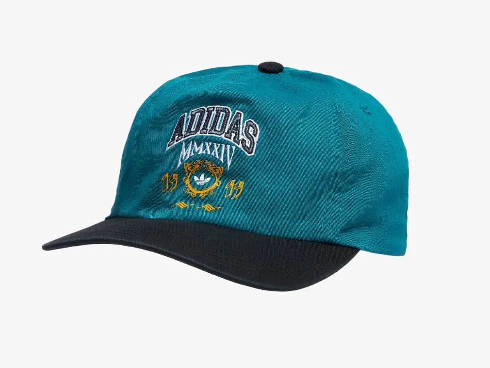Adidas Originals Unisex 5-Panel Varsity Strapback Hat, Adjustable Fit, Casual Fashion Accessory