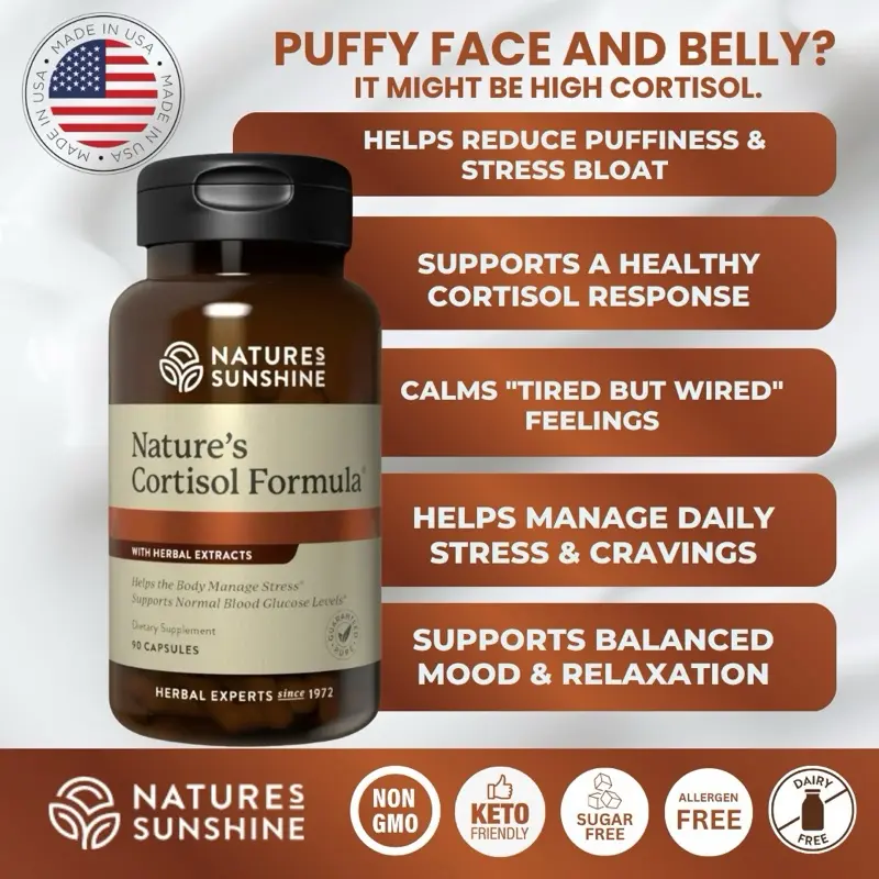Nature's Sunshine Cortisol Formula, 90 Capsules Nature's Sunshine Cortisol Formula, 90 Capsules