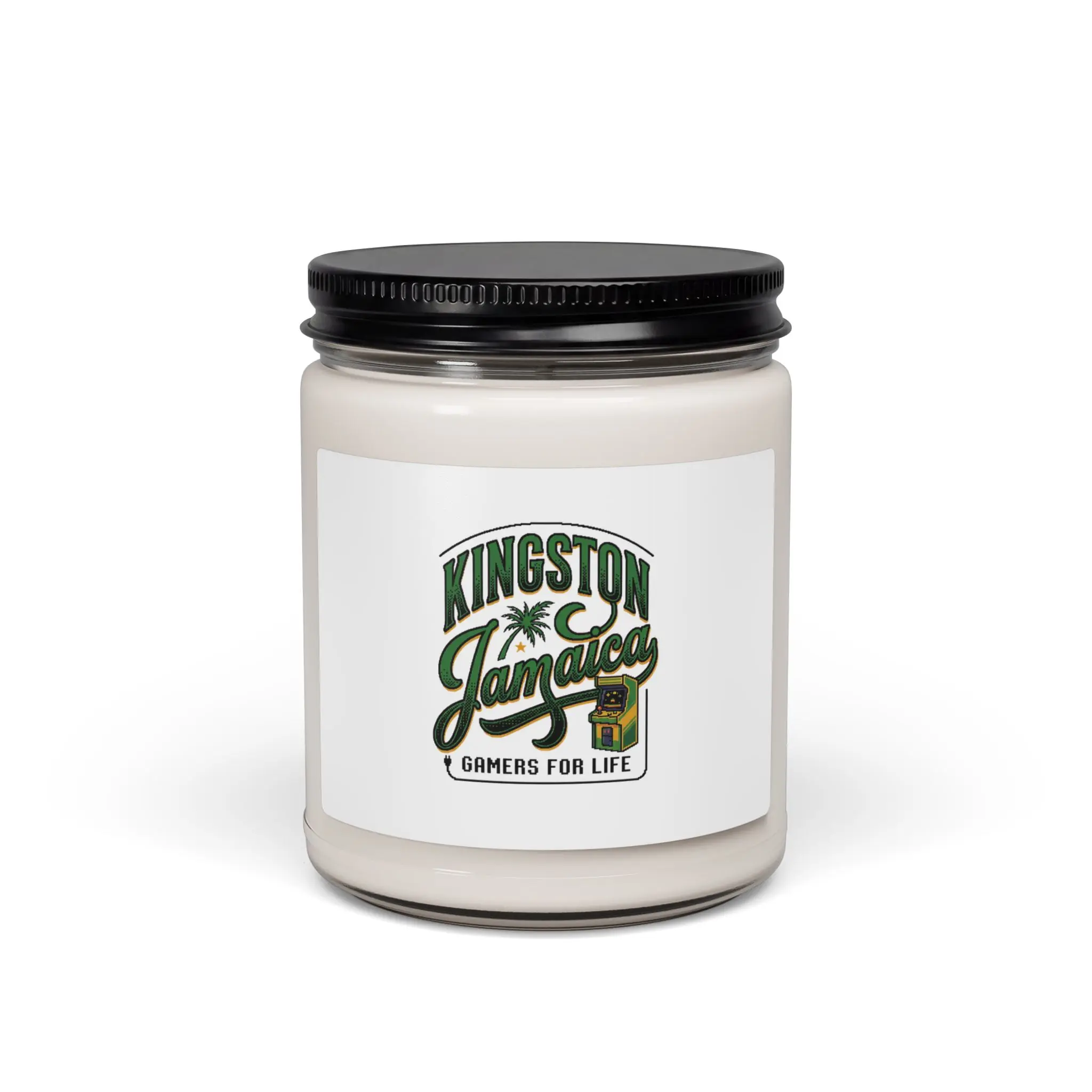 Kingston Jamaica Pride Candle, Caribbean Heritage, Island Flag Colors