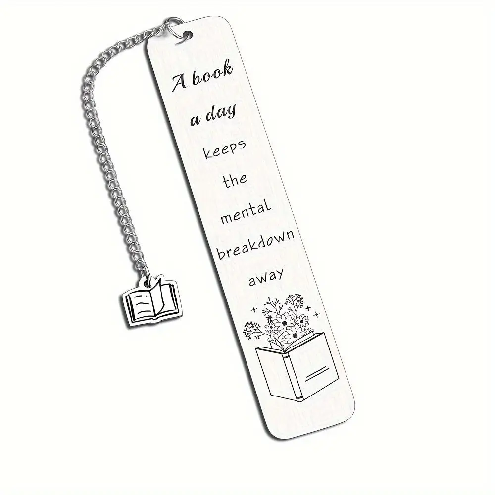 Stainless Steel Bookmark, 1 Set Reading Bookmark, Book Page Markers, Book Lover Gift, Book Accessories, Office Stationery & Supplies