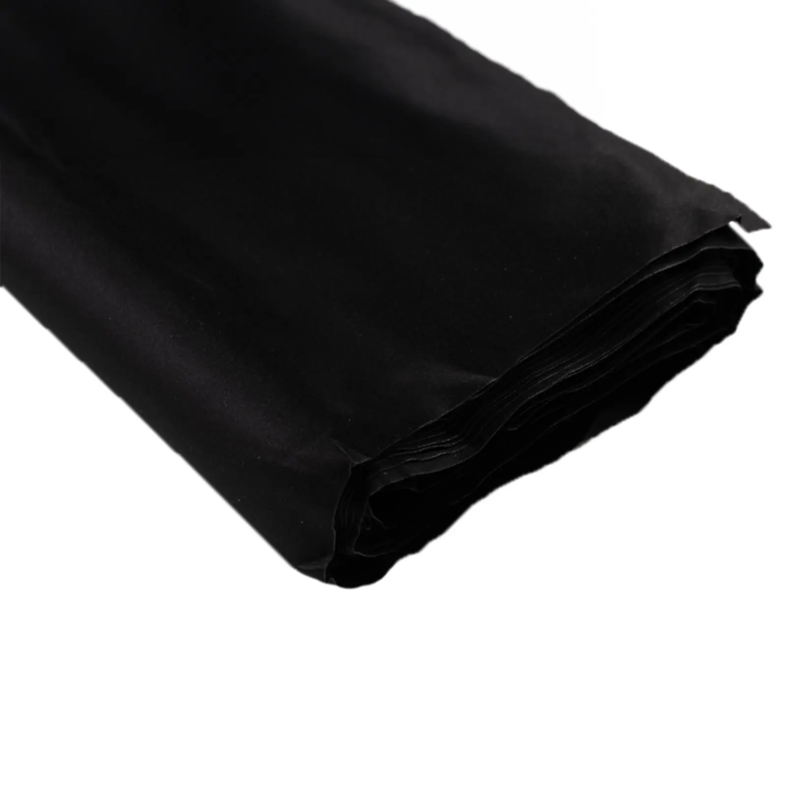 Black Lamour Satin Fabric Bolt - 54"x10 Yards Heavy Matte, Satin Effect Dressmaking Fabric By The Yard