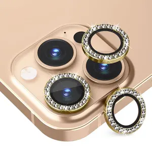 Gold camera phone lens protector