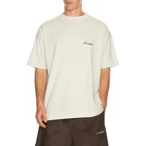 Fear of God ESSENTIALS Classic Short Sleeve Tee in Oatmeal Heather