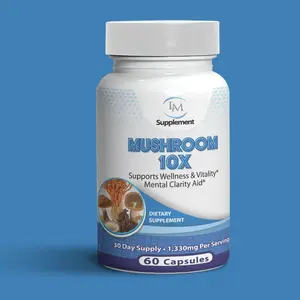 Mushroom 10X Supports Wellness & Vitality by LM Supplements