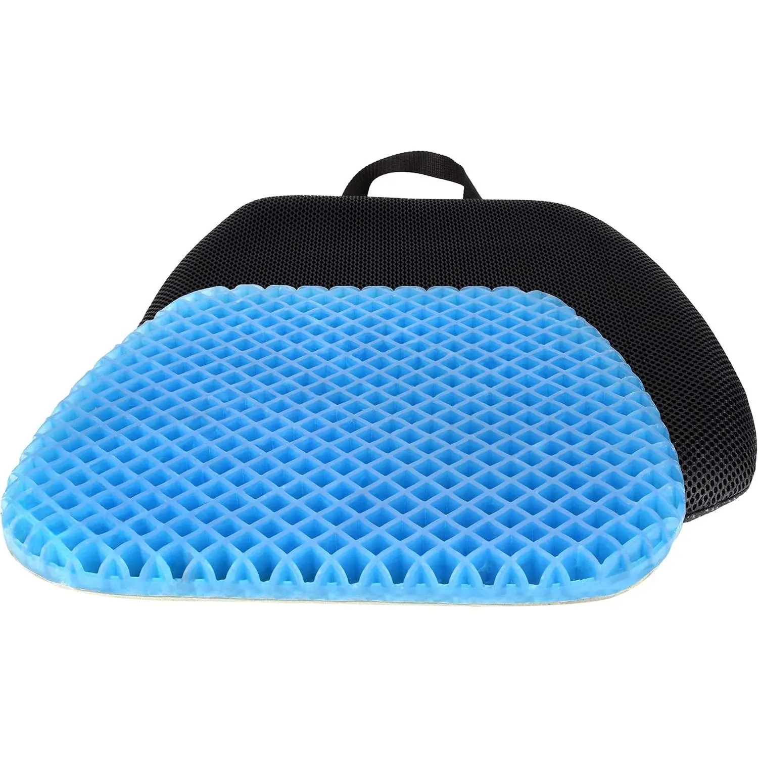 Premium All Gel Orthopedic Seat Cushion Pad for Car, Office Chair, Wheelchair, or Home.Pressure Sore Relief.Ultimate Gel Comfort, Prevents Sweaty Bottom, Durable (1.25x15x16.8 Inch (Pack of 1))