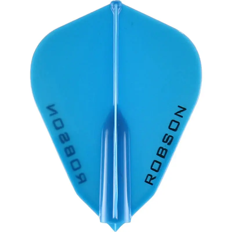 Robson Plus Pre-Molded Plastic Dart Flights, 3-Pack Standard Fantail, 350 Micron Thickness, Enclosed Slot, Maintains 90-Degree Angle, Prevents Shaft Damage, Ensures Consistent Aerodynamic Dart Trajectory, Nylon