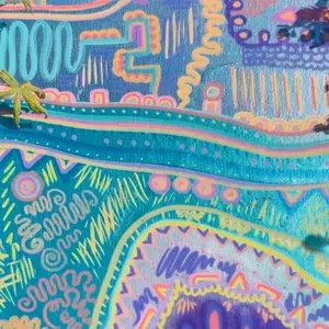 Crescent Moon Light Language Painting