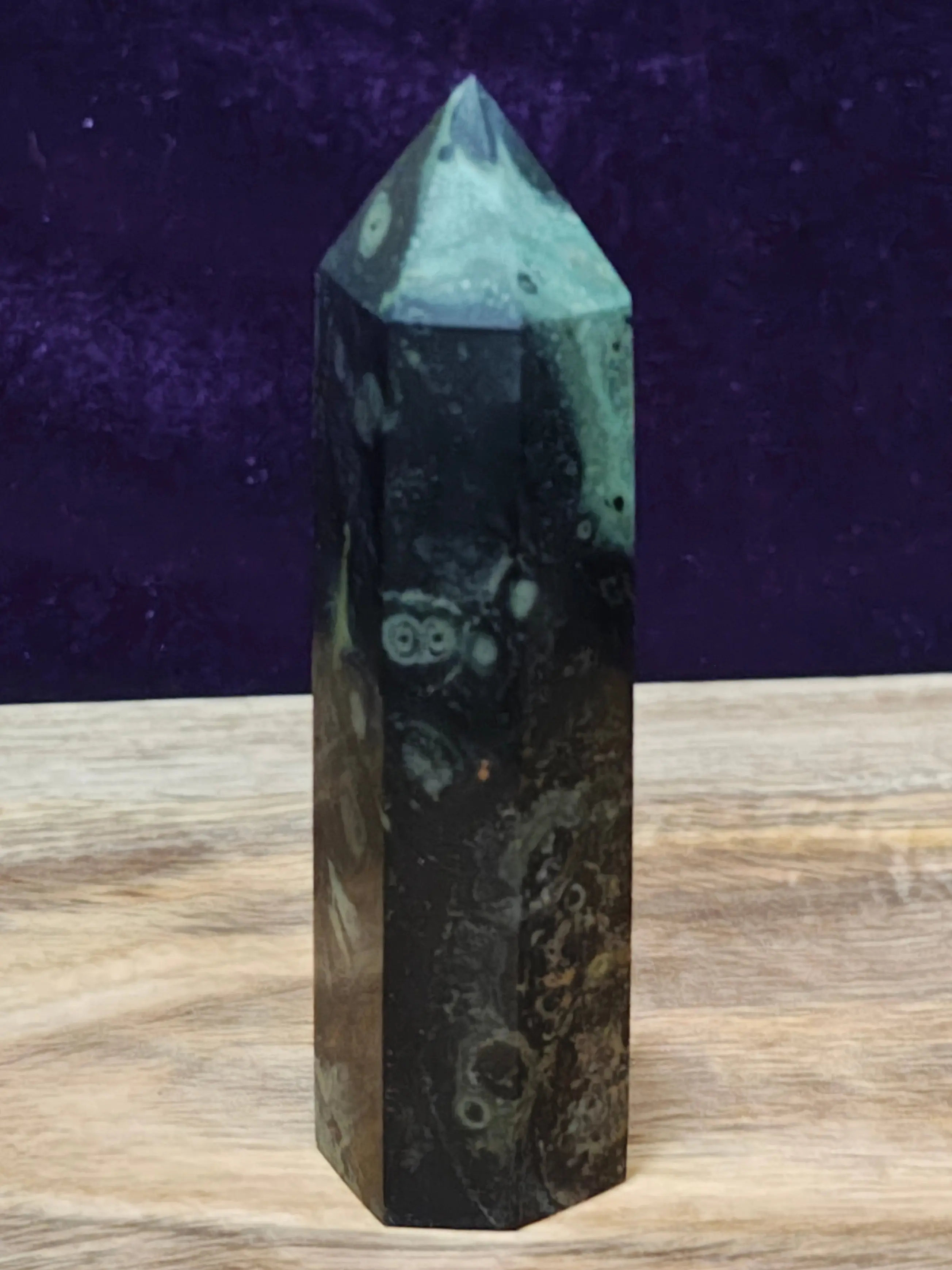 Kambaba Jasper Tower – Ancient 3-Billion-Year Old - 3.5 Inches - Crystal for Grounding & Stress Relief