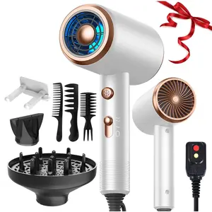 Hair Dryer with Diffuser Kit, 1 Set Powerful Hair Dryer with Comb and Diffuser, Lightweight, Suitable for Straight and Curly Hair, Perfect for Home, Travel, and Salon Use, Blow Dryer, Multifunctional Hair Dryer, Hair Dryer Styler
