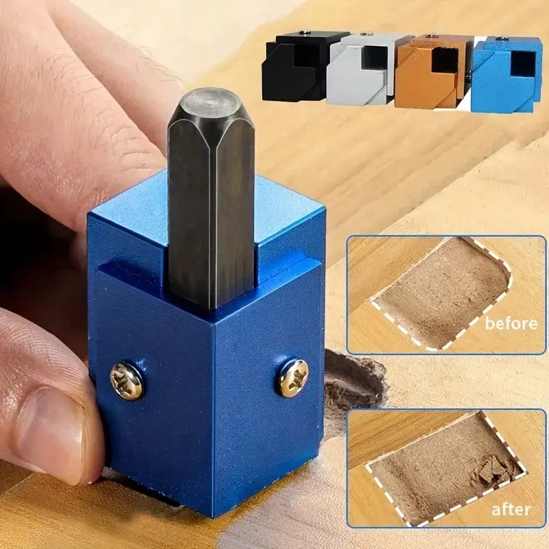 Durable Metal Right Angle Chisel, Square Hinge Mortise Hand Tool for Woodworking, Ideal for Carpenters & DIY Projects, Carpentry Tools, Woodworking Tools
