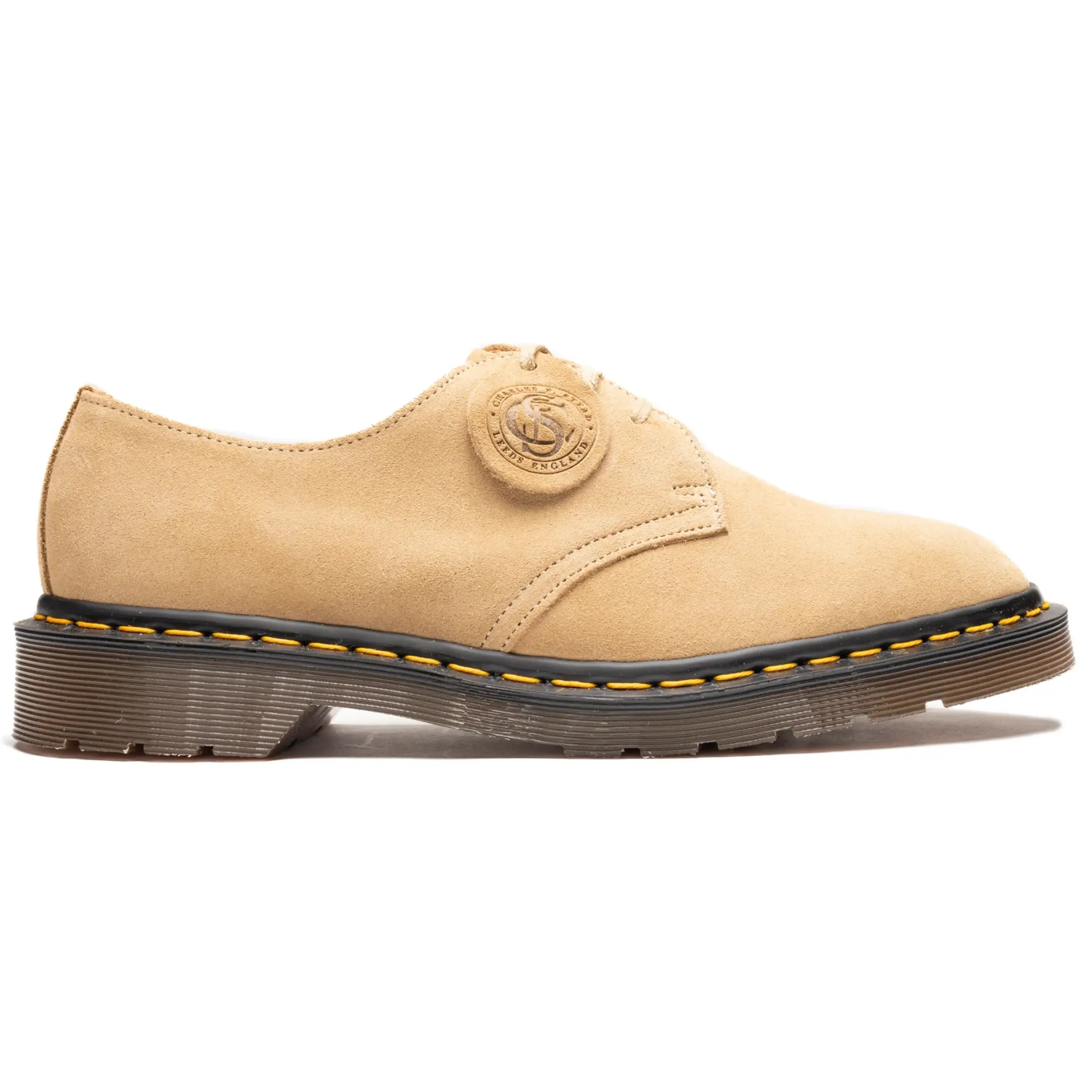 Dr. Marten's 1461 Almond Beige Buck Suede Shoes - Size 8M